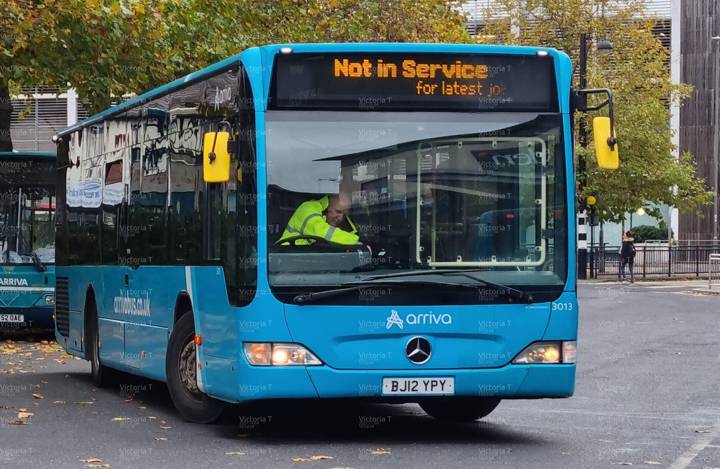 Image of Arriva Beds and Bucks vehicle 3013. Taken by Victoria T at 10.52.54 on 2021.11.04